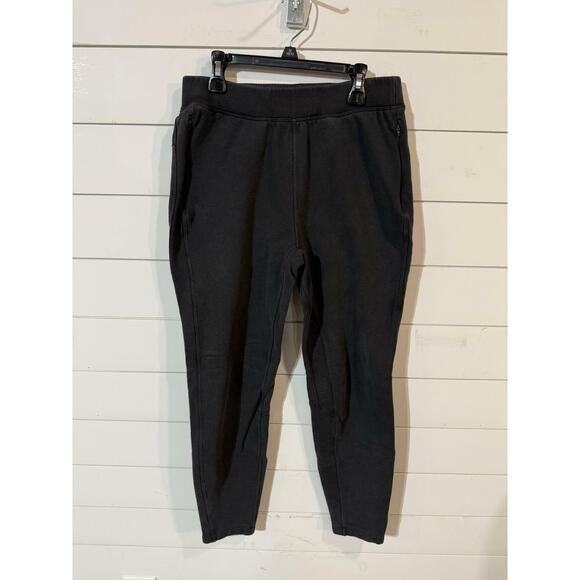 Lululemon Pants - Lululemon Women's Black Sweatpants Lounge Pants Zip Pocket Size 6